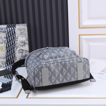 Stylish Premium Black Quilted Calfskin Backpack