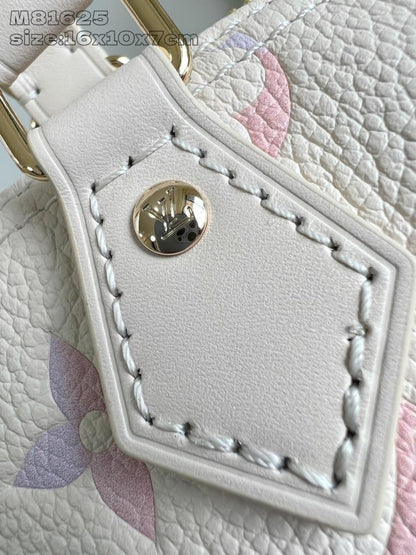 Speedy Leather Top Handle Bag