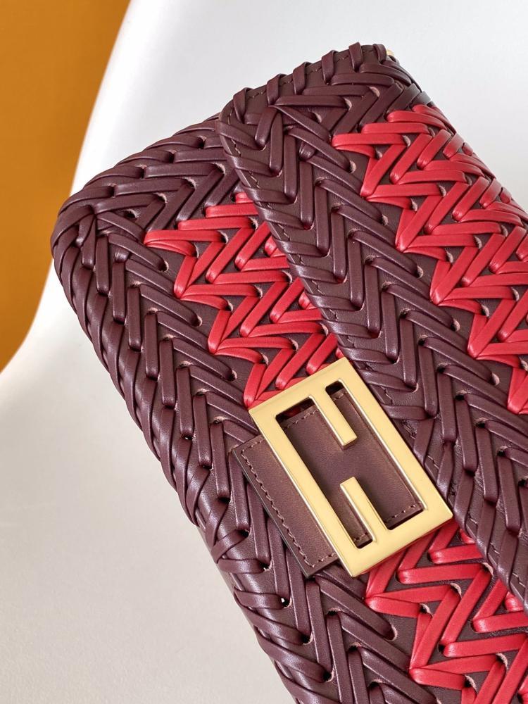 Woven Leather Shoulder Bag
