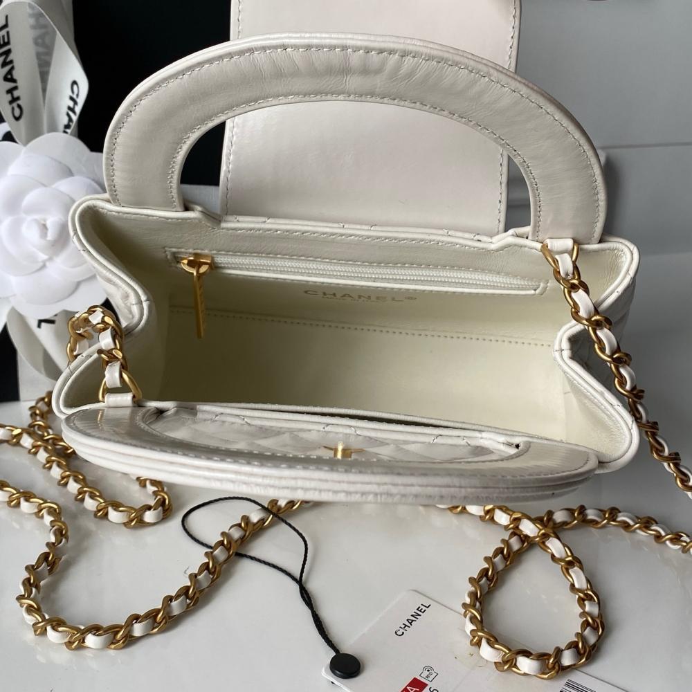 Leather Top Handle Bag
