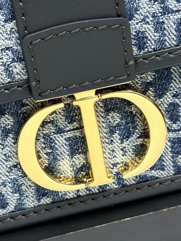 Modern Refined Blue Jacquard Shoulder Bag