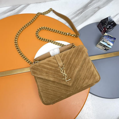 Classic Leather Shoulder Bag