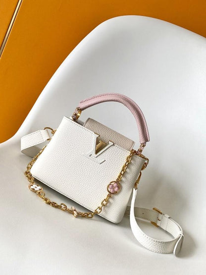 Leather Top Handle Bag