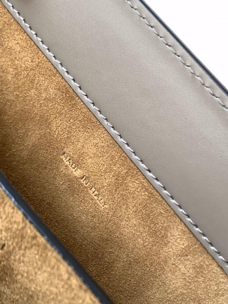Gold Leather Shoulder Bag