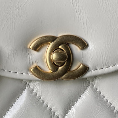 Leather Top Handle Bag