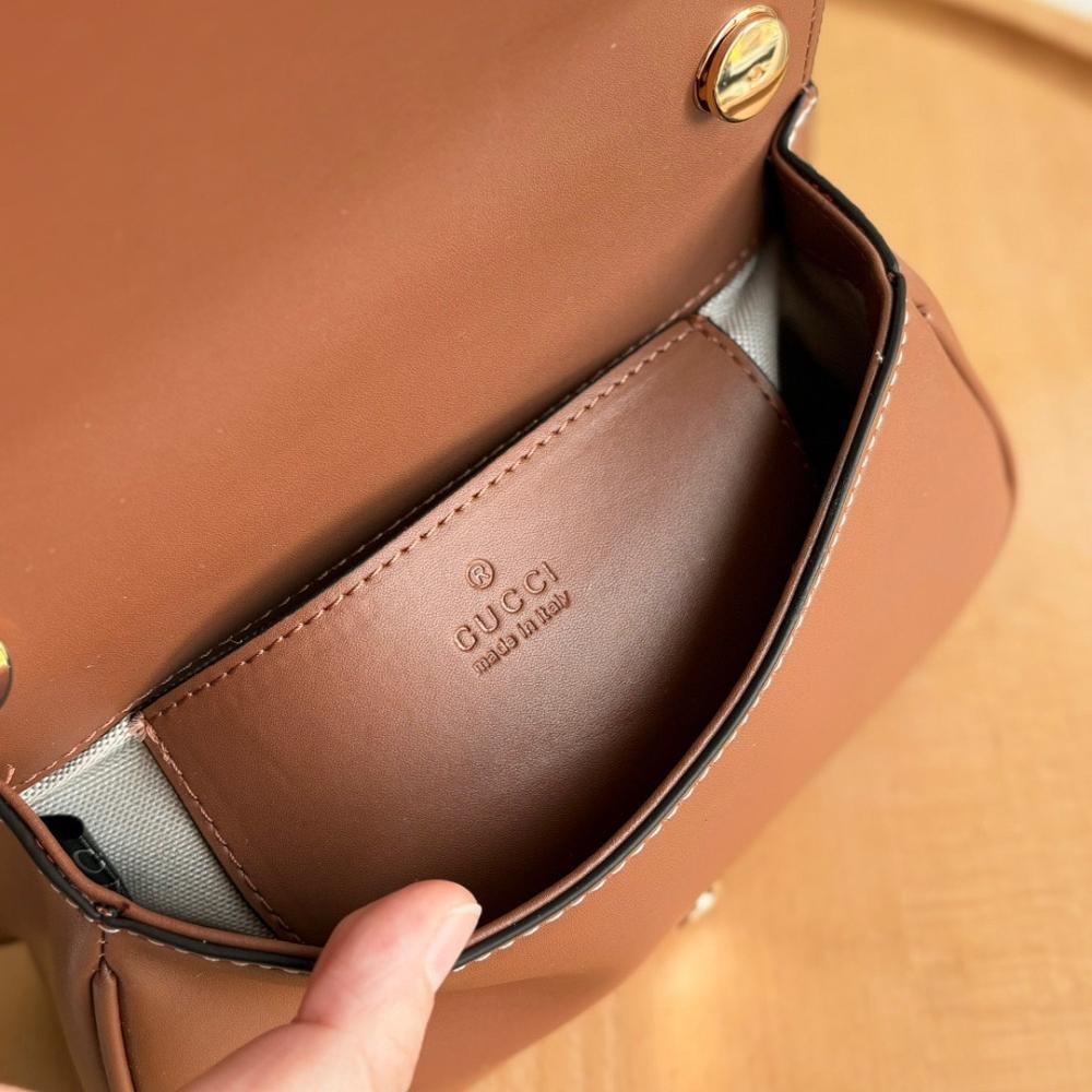 Stylish Refined Monogram Leather Shoulder Bag