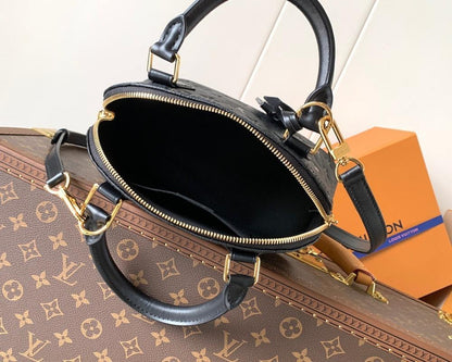 Alma Gold Quilted Leather Bag