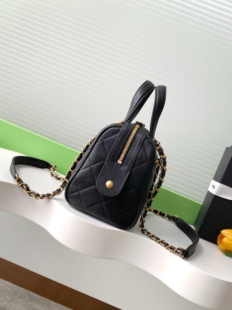 Classic Leather Top Handle Bag