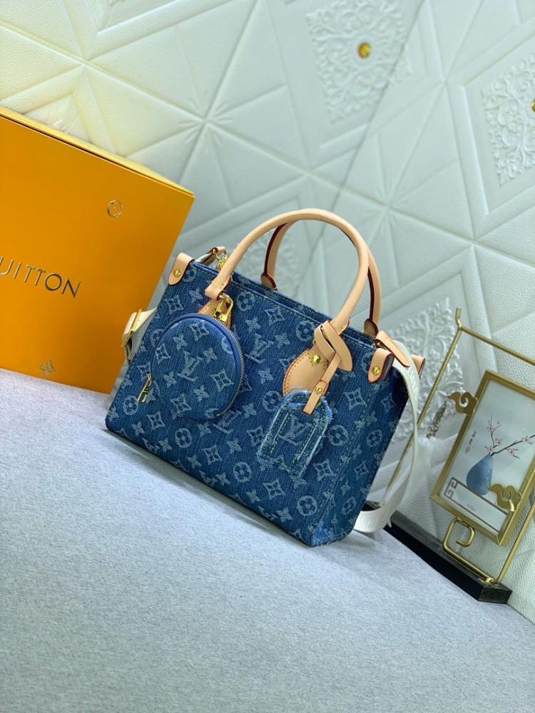Modern Elegant Denim Shoulder Bag – Limited Edition