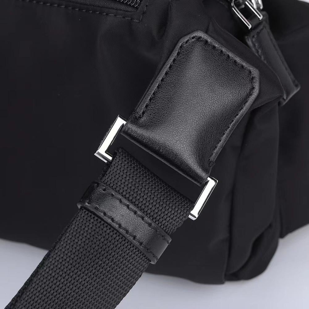 Elegant Refined Nylon Shoulder Bag