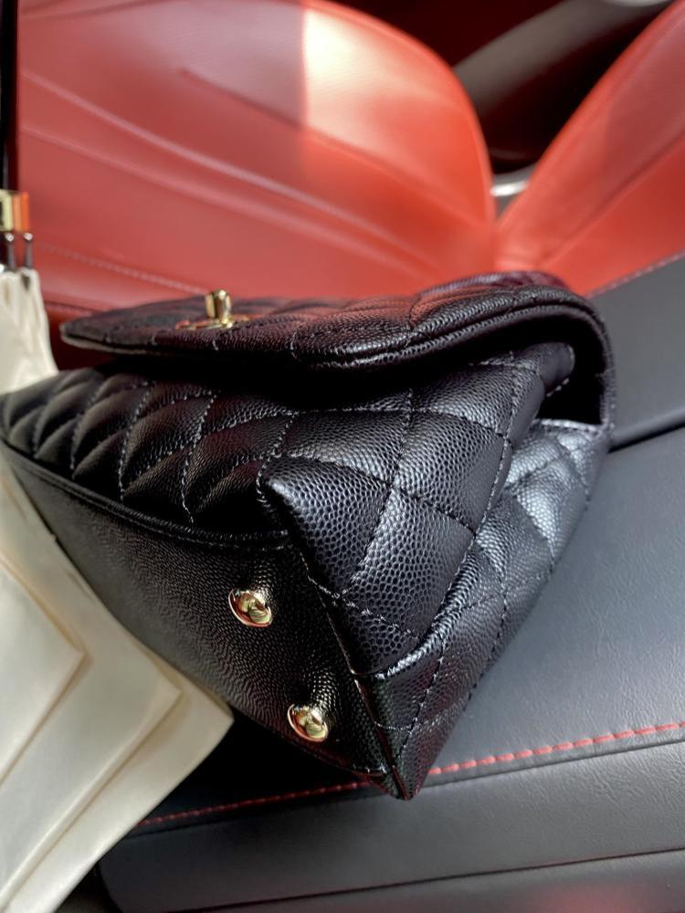Classic Leather Top Handle Bag