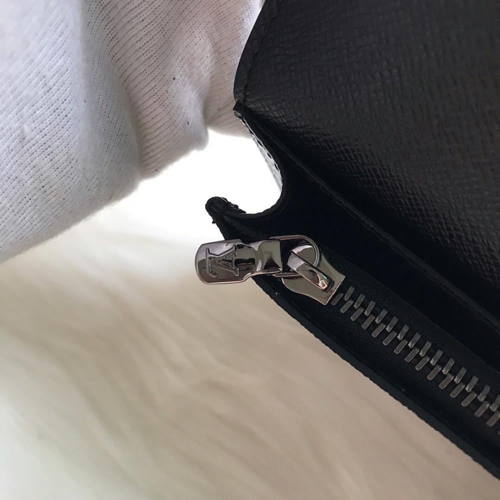 Luxury Refined Black Canvas Wallet