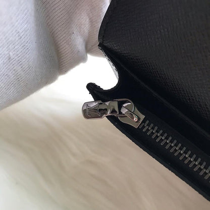 Luxury Refined Black Canvas Wallet
