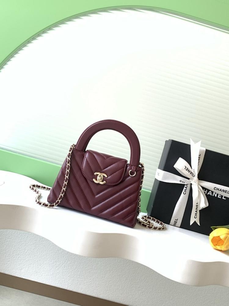 Alma Leather Top Handle Bag