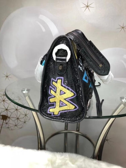 Leather Top Handle Bag