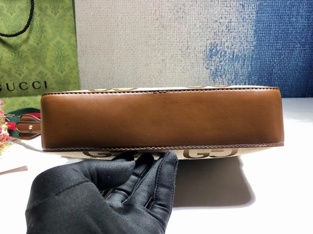 Modern Refined Monogram Leather Top Handle Bag