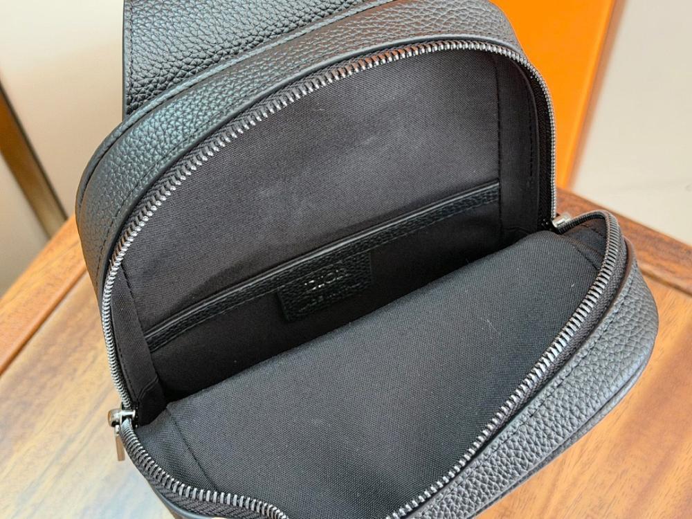 Modern Black Calfskin Crossbody Bag – Special Edition