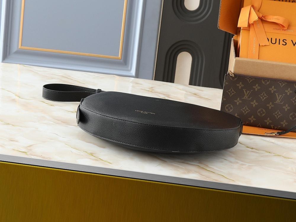 Modern Luxury Monogram Leather Top Handle Bag