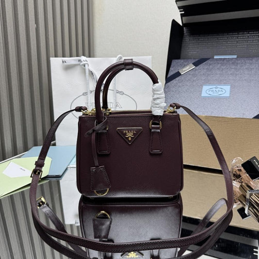 Gold Leather Shoulder Bag