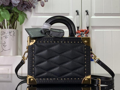 Luxury Leather Top Handle Bag