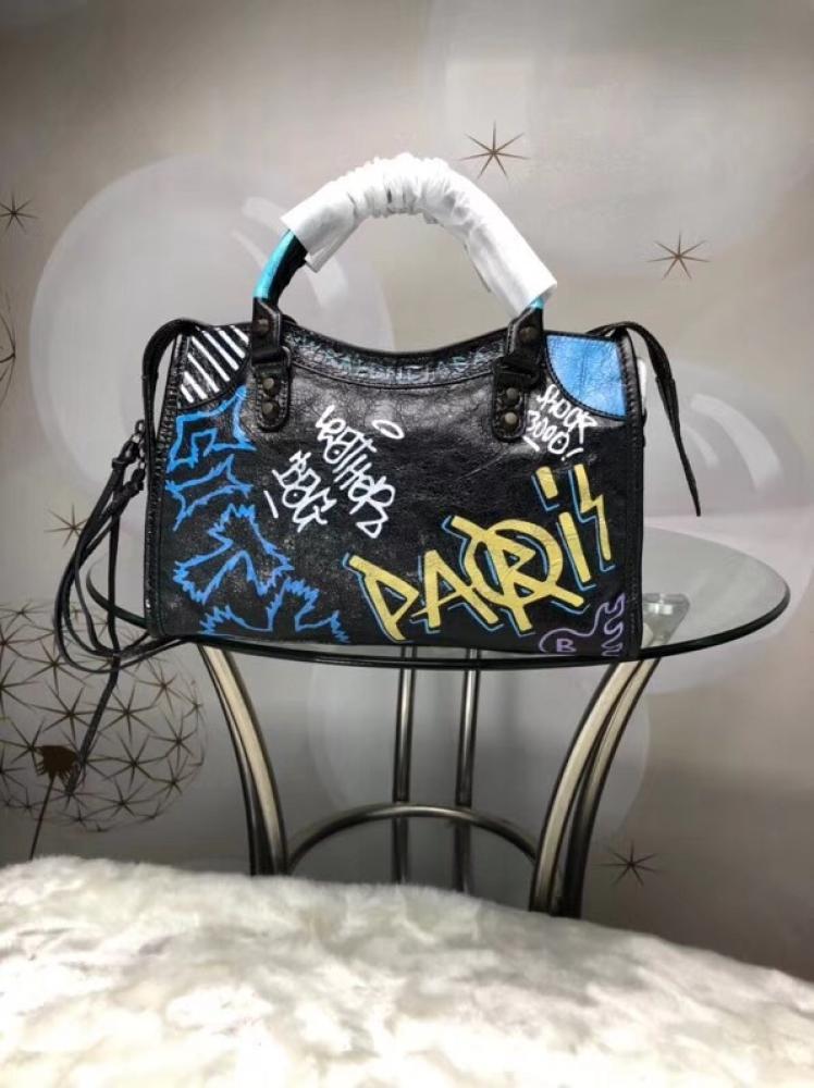 Leather Top Handle Bag