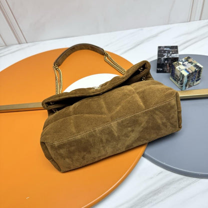 Quilted Calfskin Top Handle Bag
