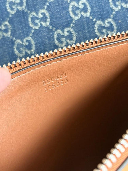 Modern Brown Denim Crossbody Bag – Special Edition