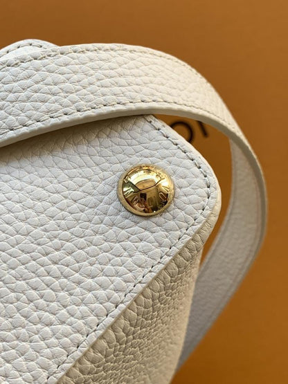 Leather Top Handle Bag