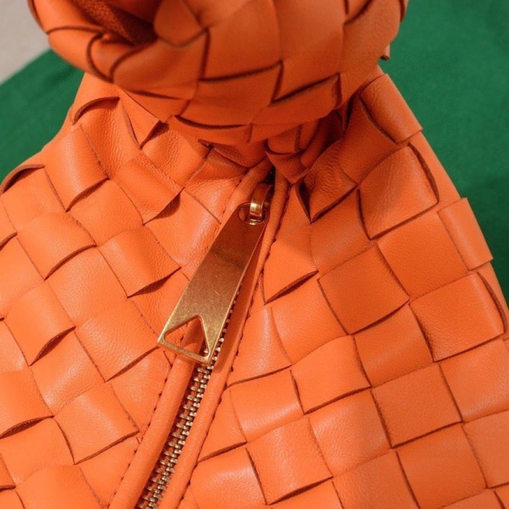 Woven Lambskin Hobo Bag