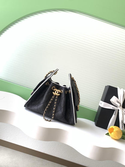 Straw Bucket Bag