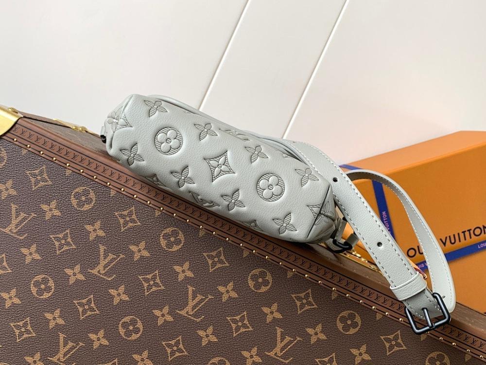 Modern Luxury Monogram Leather Shoulder Bag