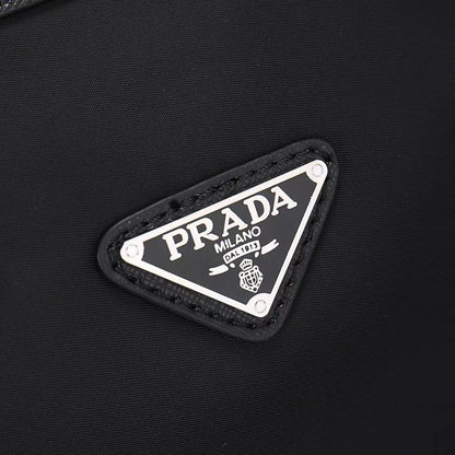 Modern Refined Nylon Top Handle Bag