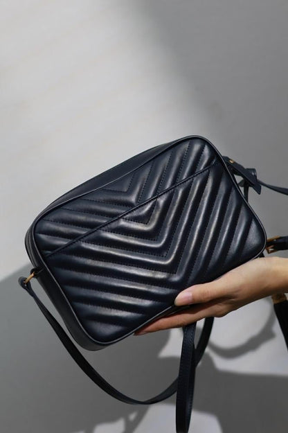 Modern Refined Calfskin Shoulder Bag