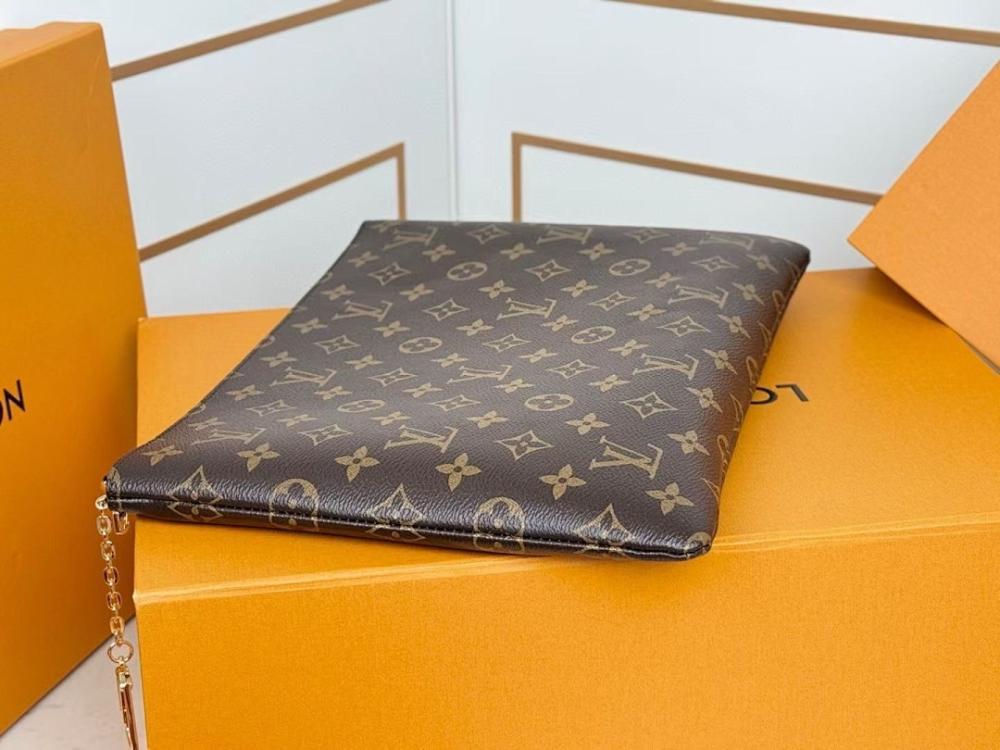 Alma Gold Monogram Travel Bag