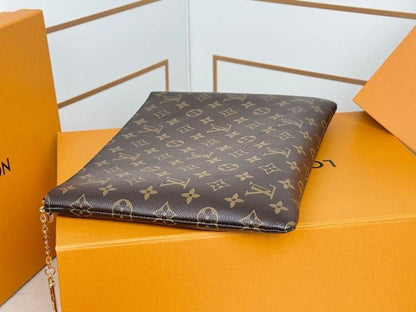 Alma Gold Monogram Travel Bag