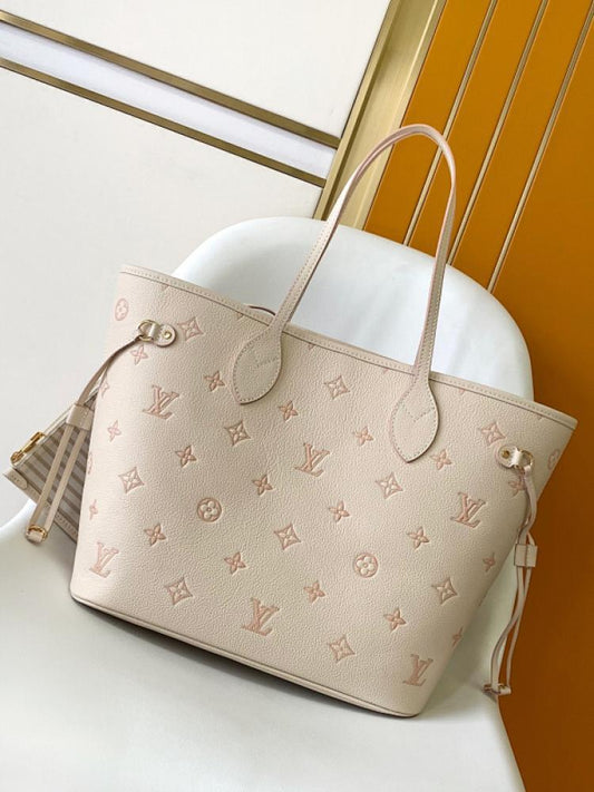 Monogram Leather Tote Bag