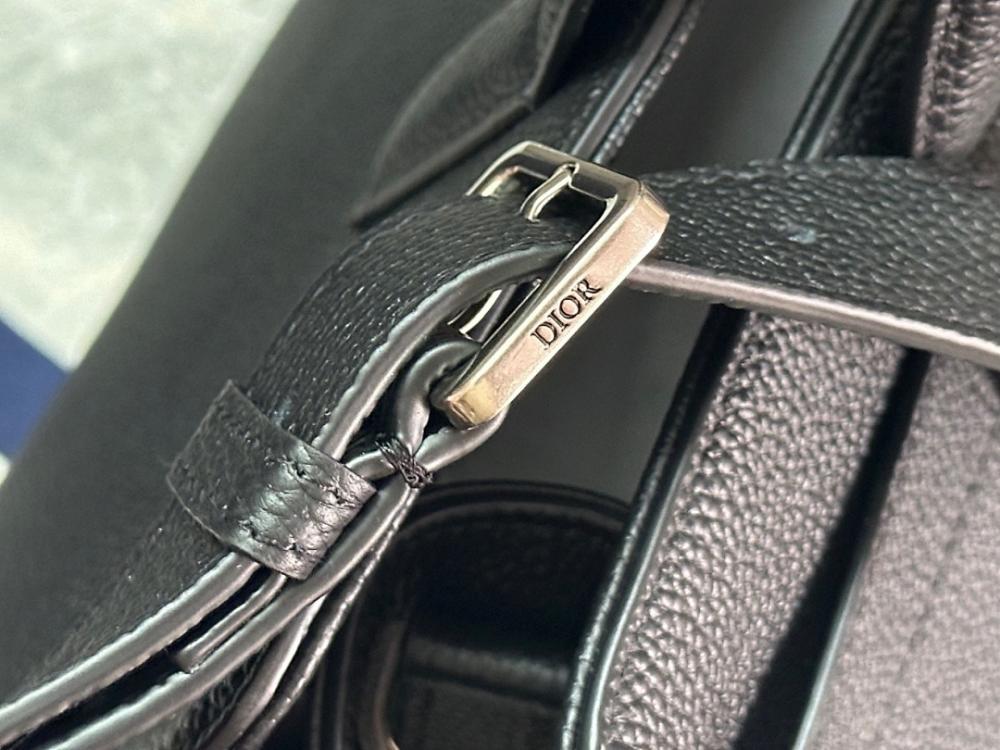 Modern Italian-Inspired Black Quilted Calfskin Top Handle Bag