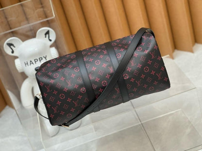Classic Italian-Inspired Black Canvas Tote Bag