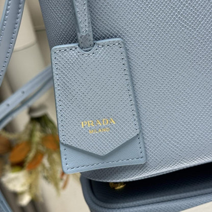Saffiano Leather Bucket Bag