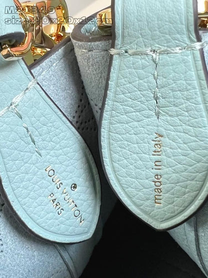 Woven Leather Top Handle Bag