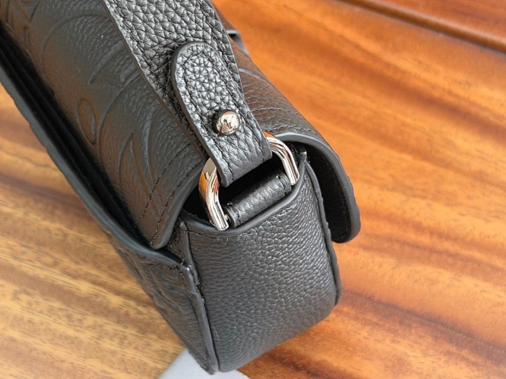 Classic Grey Calfskin Shoulder Bag – Limited Edition
