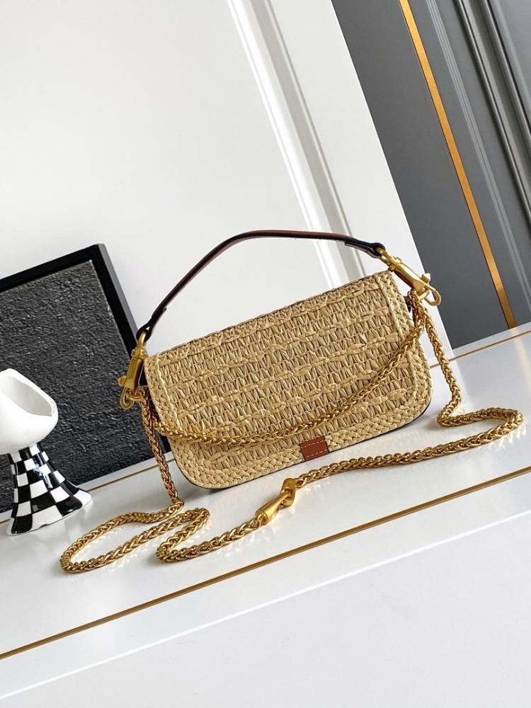 Stylish Premium Raffia Crossbody Bag