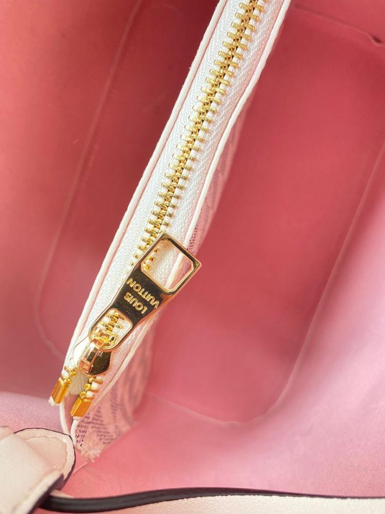 Classic Elegant Beige Woven Canvas Bucket Bag – Special Edition