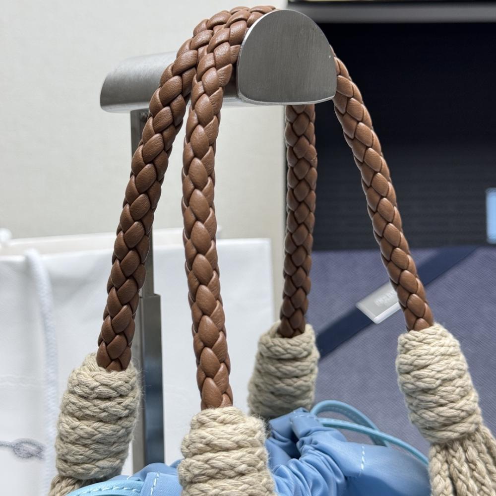 Woven Top Handle Bag