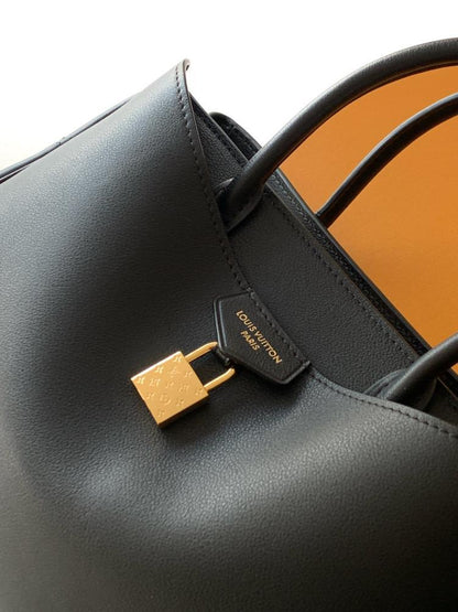 Calfskin Top Handle Bag