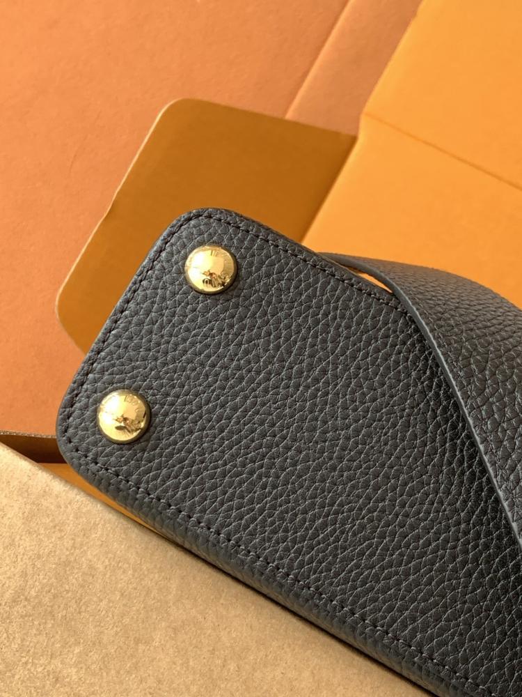 Leather Top Handle Bag