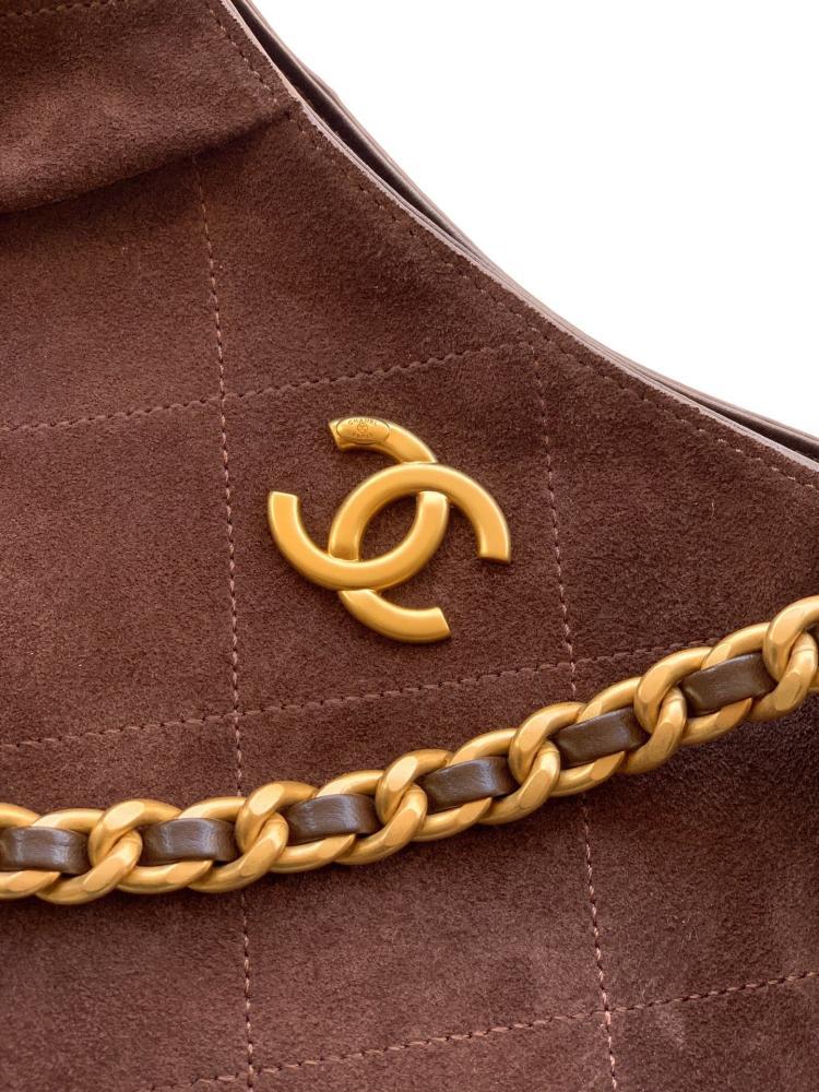 Suede Hobo Bag