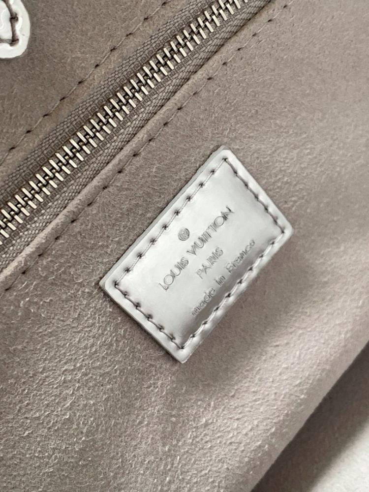 OnTheGo Silver Monogram Tote Bag