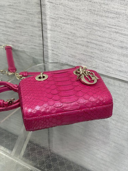 Refined Leather Top Handle Bag