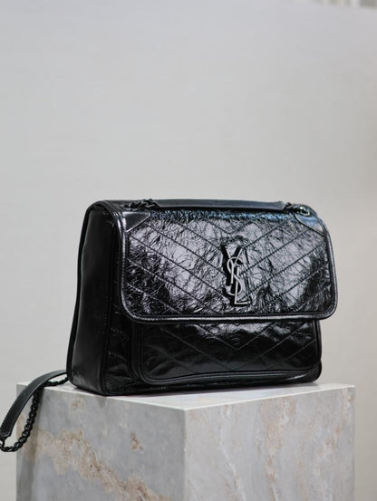 Leather Top Handle Bag